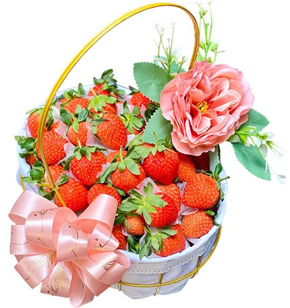 Strawberry Basket For Vietnamese Womens Day