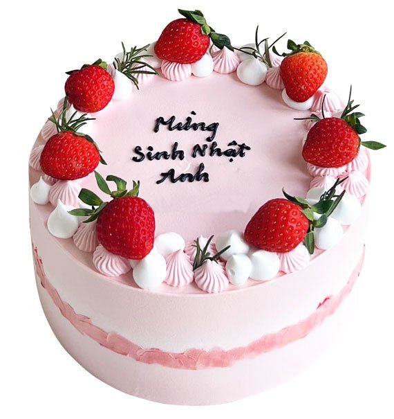 Strawberry Birthday Joy Cake Vietnam