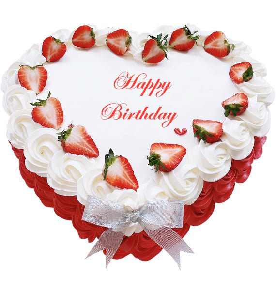 Strawberry Heart Cake Vietnam