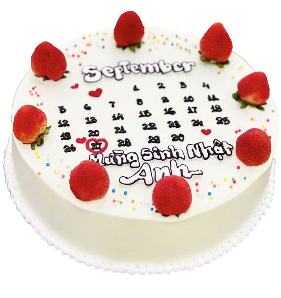 Strawberry Love Bloom Cake Vietnam