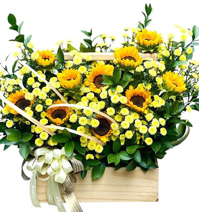 Sunflower Basket For Father's Day