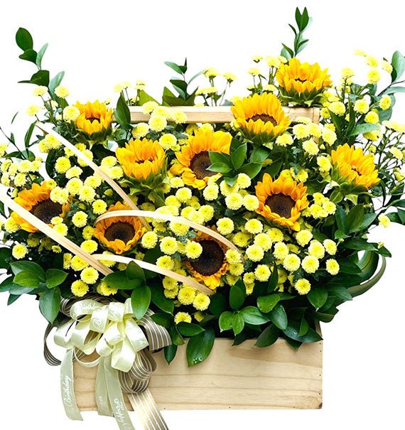Sunflower Basket For Father's Day