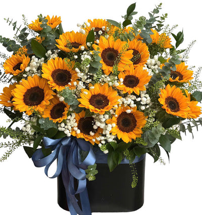 Sunflower Basket For Valentine