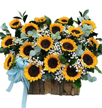Sunflower Basket