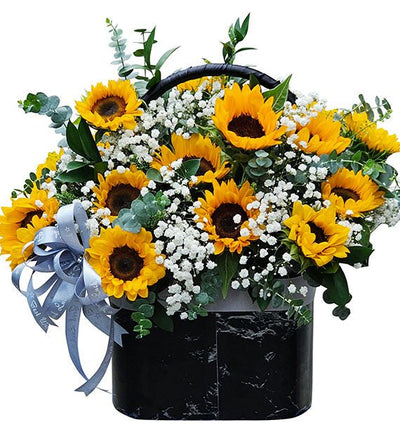 Sunflowers Basket
