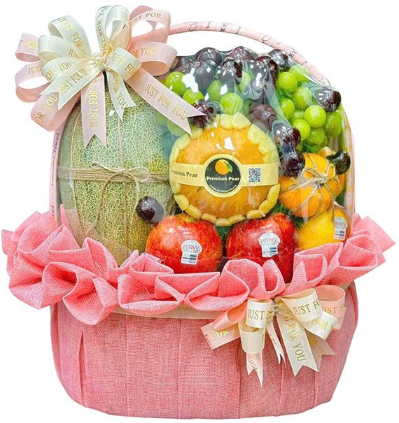 Sweet Indulgence Fruit Basket Valentine Vietnam