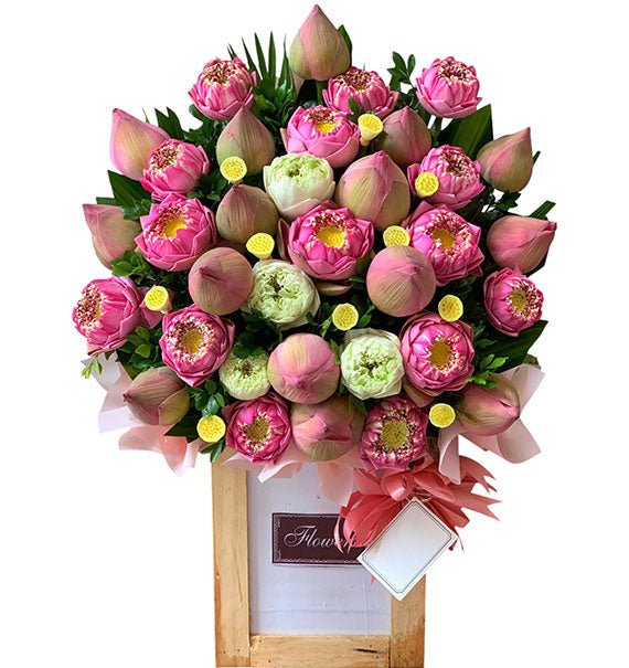 Symbol Of Harmony Lotus Basket