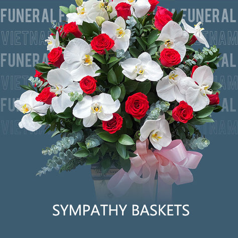 sympathy baskets vietnam saigonflowers