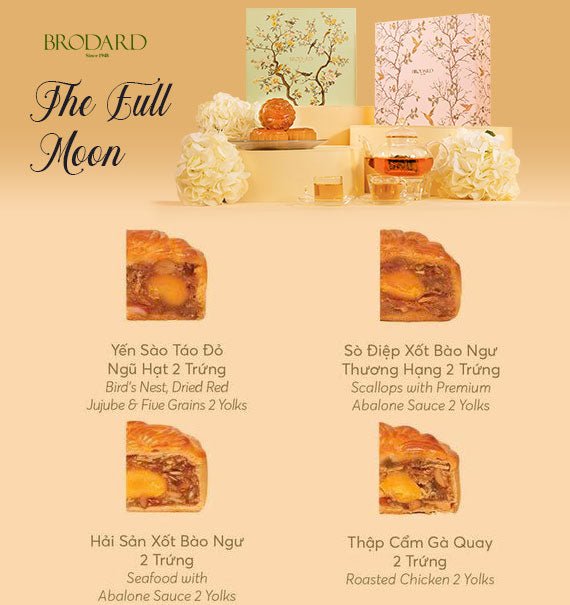 The Full Moon Brodard Mooncake Vietnam 2025