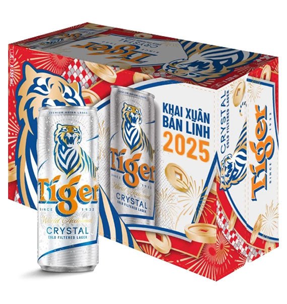 Tiger Crystal Beer Tet 2025 Version