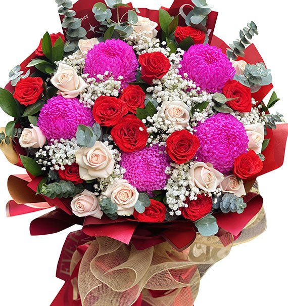 Timeless Bloom Peony Chrysanthemum