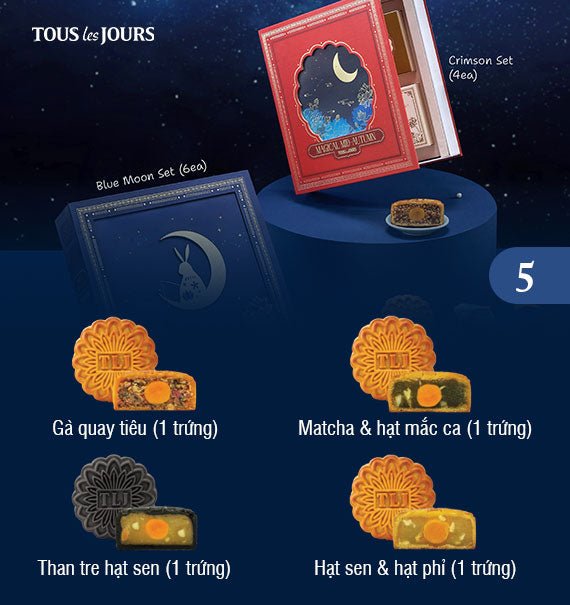 Tous Les Jours Mooncake Vietnam 2025 Gift Box 5