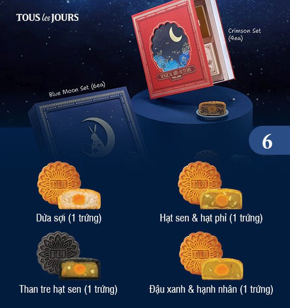 Tous Les Jours Mooncake Vietnam 2025 Gift Box 6