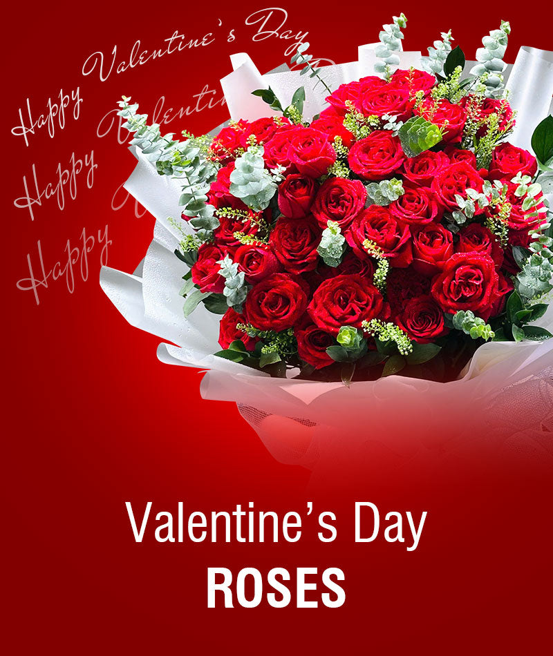 valentines roses vietnam banner