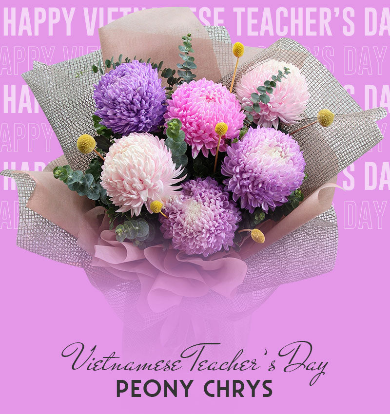 vietnamese teachers day peony chrys