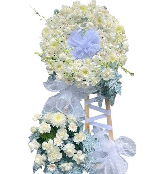 White Bloom Farewell Sympathy Flower Vietnam