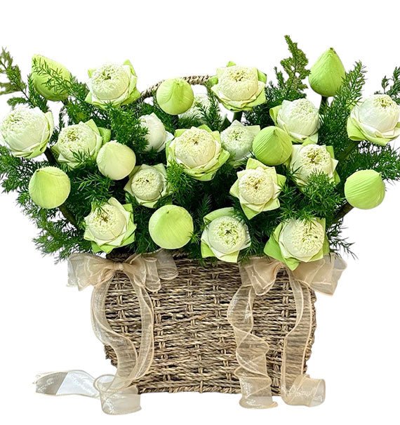 White Lotus Basket
