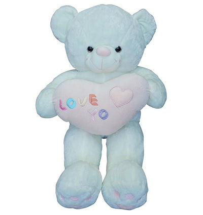 White Teddy Bear Love Yo Heart