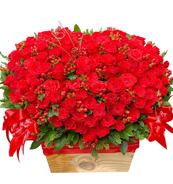 Winter Heart Roses For Christmas Vietnam
