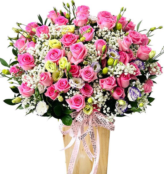 Womens Day Rose Basket Vietnam