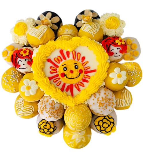 Yellow Choux Cake Vietnam