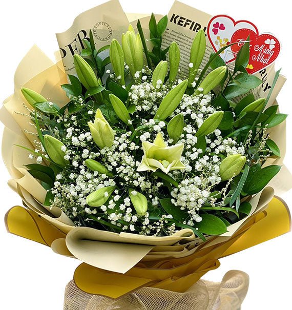 Yellow Lilies Bouquet