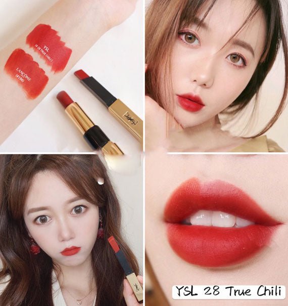 YSL The Slim Matte Longwear 28 True Chili