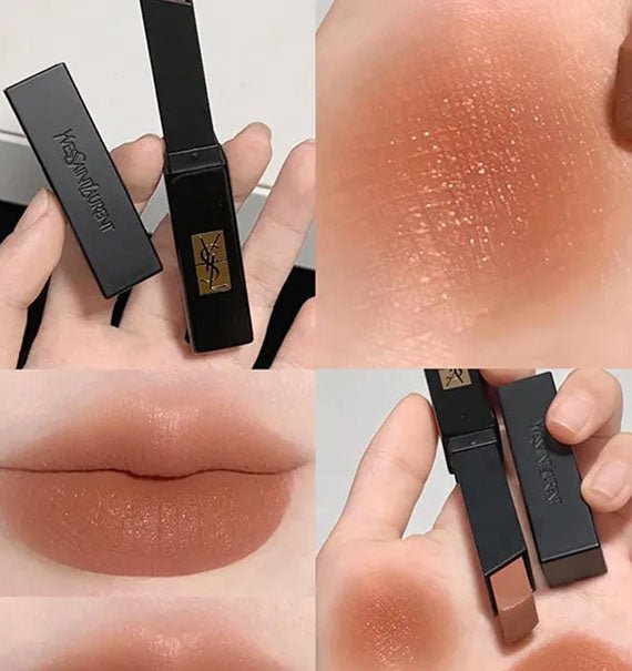 YSL The Slim Velvet Radical Matte 317 Exploding Nude On Lip