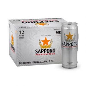 sapporo beer 12 cans