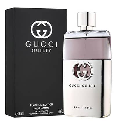 Gucci Guilty Platinum Pour Homme EDT Out Stock - Perfumes