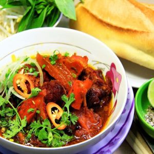 Stewed Beef Served With Bread