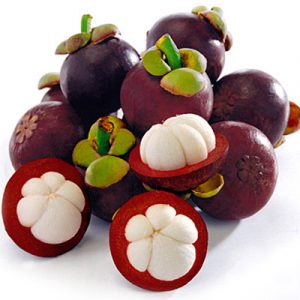 Fresh Mangosteens Basket