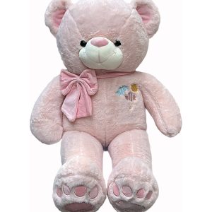Pink bear in pink bow