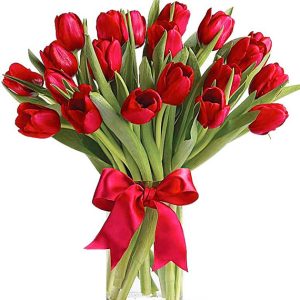 tulip flowers in vase 02