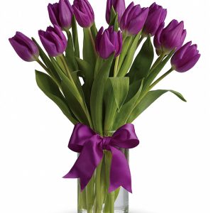 tulip flowers in vase 06